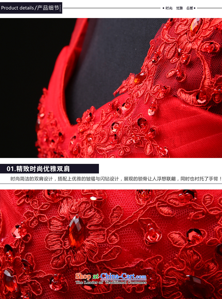 The first white dress into about 2015 new long banquet style serving drink bride Sau San Choon Sau San shoulders wedding dress summer red XL Photo, prices, brand platters! The elections are supplied in the national character of distribution, so action, buy now enjoy more preferential! As soon as possible.