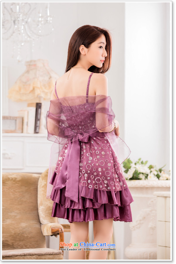 2015 new stylish JK2 evening performances conducted dress XL bow tie strap dresses purple 2XL Photo, prices, brand platters! The elections are supplied in the national character of distribution, so action, buy now enjoy more preferential! As soon as possible.