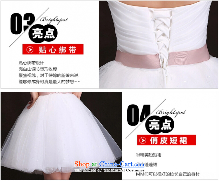 Yong-yeon and summer, bridal wedding dresses and stylish, wipe the Chest Sau San short skirts bon bon western style wedding dresses bridesmaid small white S picture, prices, brand platters! The elections are supplied in the national character of distribution, so action, buy now enjoy more preferential! As soon as possible.