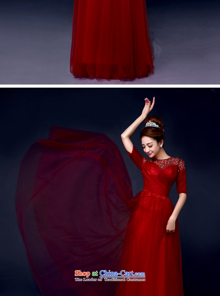 The first white into about 2015 Spring/Summer new marriages wedding dresses skirt evening drink service banquet pregnant women and chest of Sau San female wine red L picture, prices, brand platters! The elections are supplied in the national character of distribution, so action, buy now enjoy more preferential! As soon as possible.