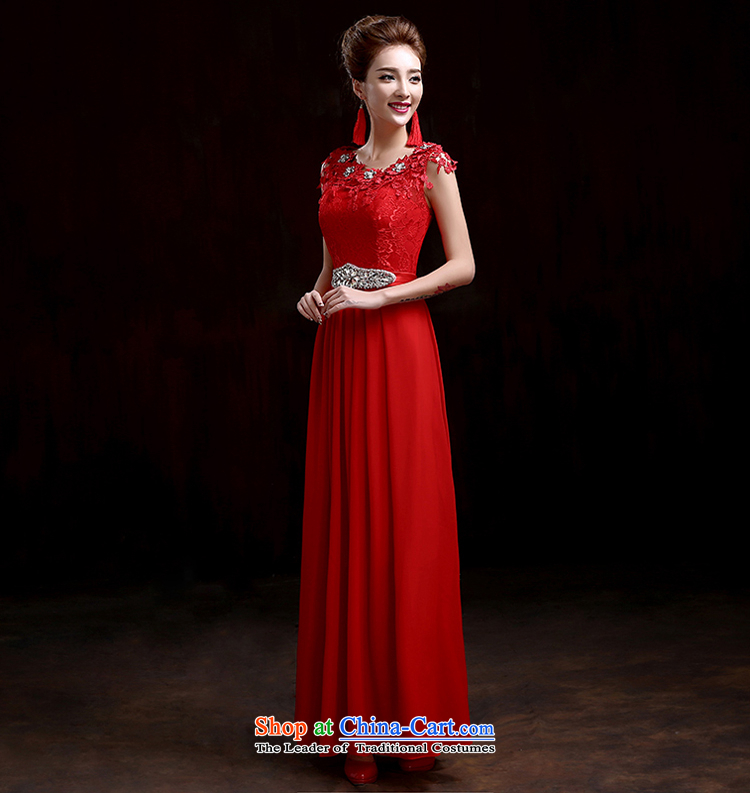 Pure Love bamboo yarn new elegant export click outside the marriage bridal dresses performance stage photography dress wedding dresses RED M picture, prices, brand platters! The elections are supplied in the national character of distribution, so action, buy now enjoy more preferential! As soon as possible.