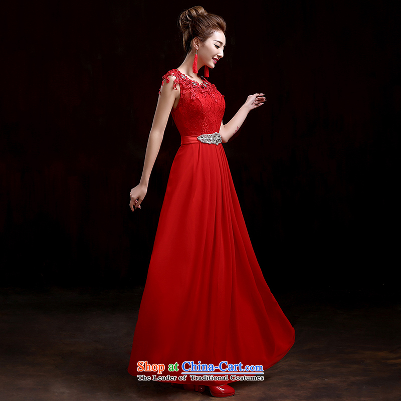 Pure Love bamboo yarn new elegant export click outside the marriage bridal dresses performance stage photography dress wedding dresses RED M, pure love bamboo yarn , , , shopping on the Internet