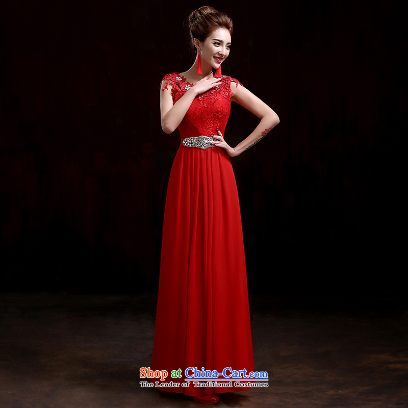 Pure Love bamboo yarn new elegant export click outside the marriage bridal dresses performance stage photography dress wedding dresses RED M, pure love bamboo yarn , , , shopping on the Internet