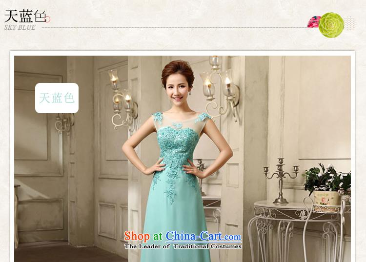 The first white into about bows services shoulders lace marriages bows dress bridesmaid chief stylish evening dresses 2015 NEW SKY BLUE L picture, prices, brand platters! The elections are supplied in the national character of distribution, so action, buy now enjoy more preferential! As soon as possible.