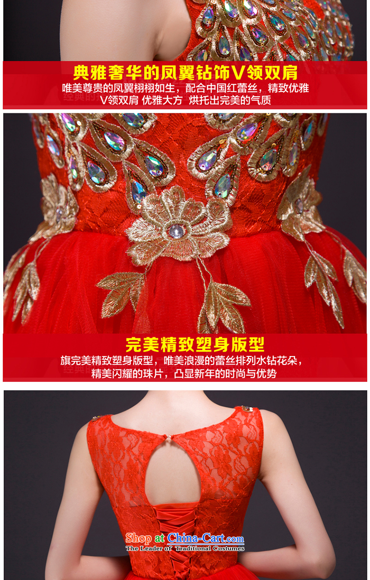 The first white into about bride dress marriage bows Services New 2 Annual Small dresses stylish shoulder female Red Dress Short, 2015 New banquet wine red L picture, prices, brand platters! The elections are supplied in the national character of distribution, so action, buy now enjoy more preferential! As soon as possible.