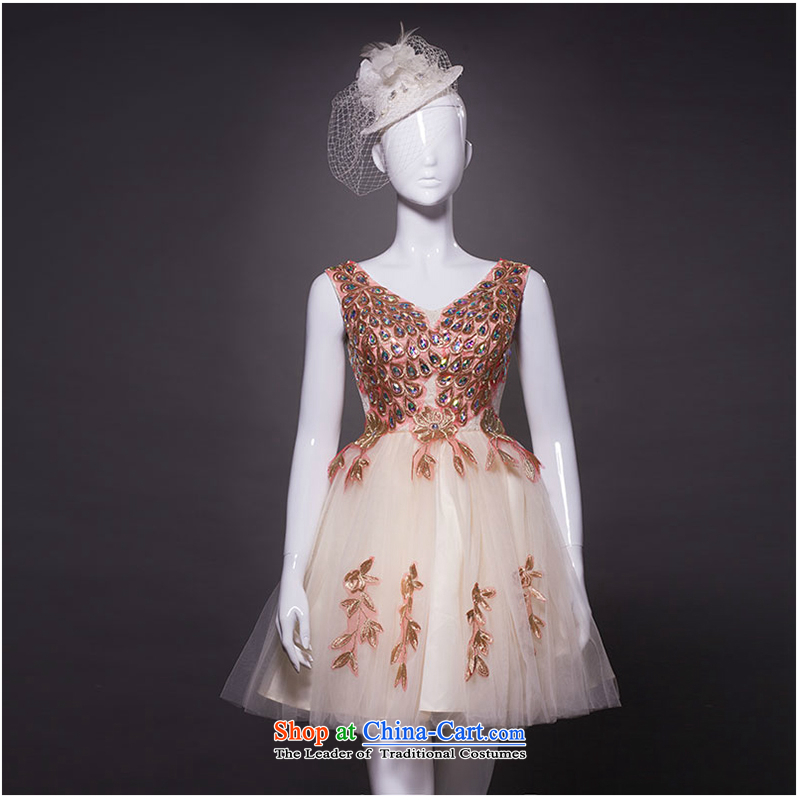 The first white into about bride dress marriage bows Services New 2 Annual Small dresses stylish shoulder female Red Dress Short, 2015 New banquet wine red , L, white first into about shopping on the Internet has been pressed.