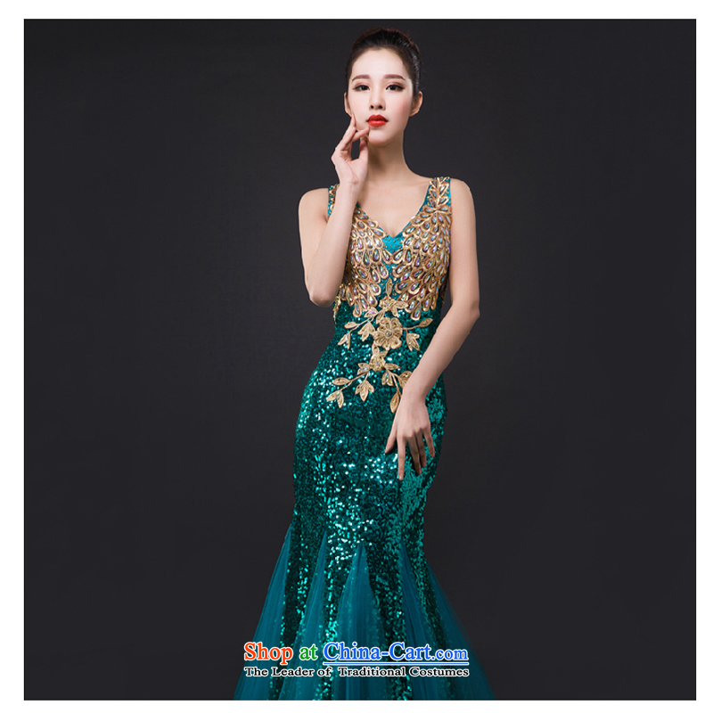 The first white dress into about 2015 new wedding dress shoulders bows service bridal dresses crowsfoot bows dress of Sau San Green M white first into about shopping on the Internet has been pressed.