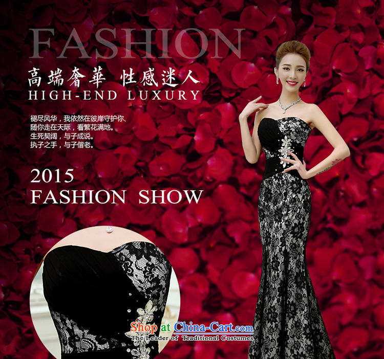 The first white into about 2015 Spring black long evening dresses and chest annual stylish black evening Sau San crowsfoot L picture, prices, brand platters! The elections are supplied in the national character of distribution, so action, buy now enjoy more preferential! As soon as possible.