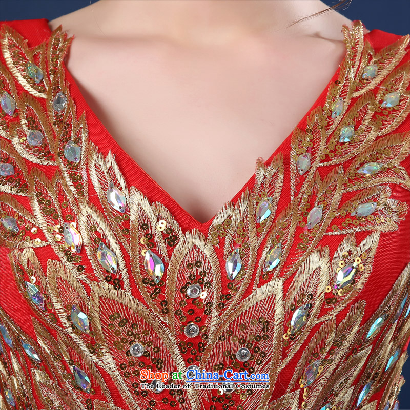 Where Is Barbara Lai FSUNPARES/ Red Dress long drink service shoulders banquet dress spring and summer new red S, where there is Barbara Lai (FSUNPARES) , , , shopping on the Internet
