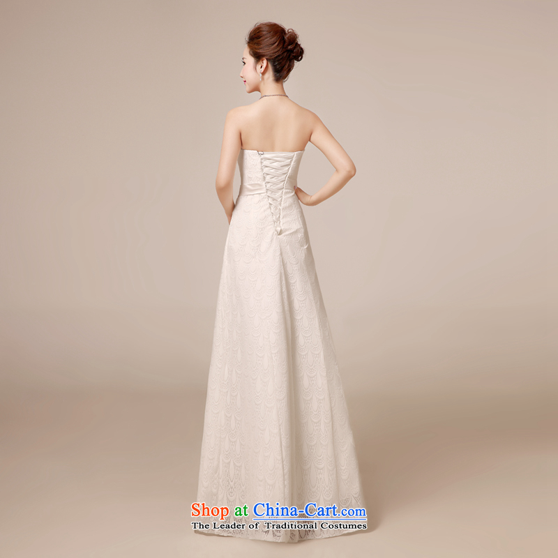 Wedding dresses in the summer of 2015, the new white long graphics thin marriages wedding dresses and chest dress, evening dress A Swing Simple wedding white tailored, does not allow for every JIAONI stephanie () , , , shopping on the Internet