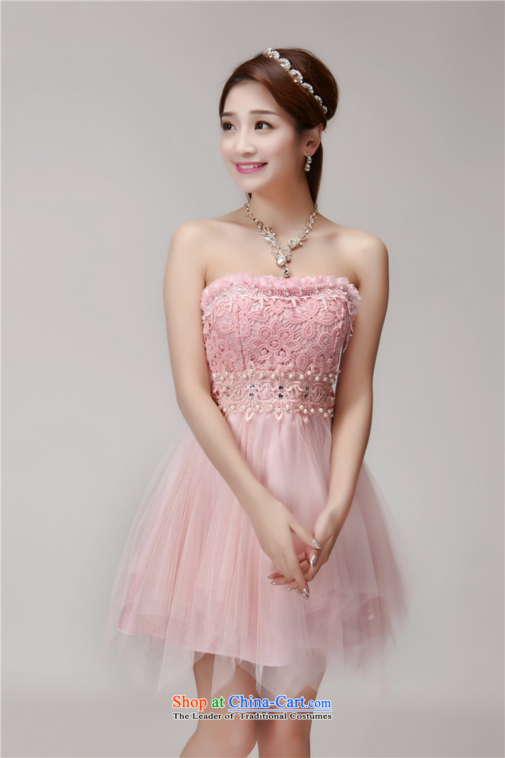 Connie sat Lai Opertti C.O.D. 2015 manually staple pearl diamond temperament and Sau San chest dresses bridesmaid groups dress skirt pink L picture, prices, brand platters! The elections are supplied in the national character of distribution, so action, buy now enjoy more preferential! As soon as possible.