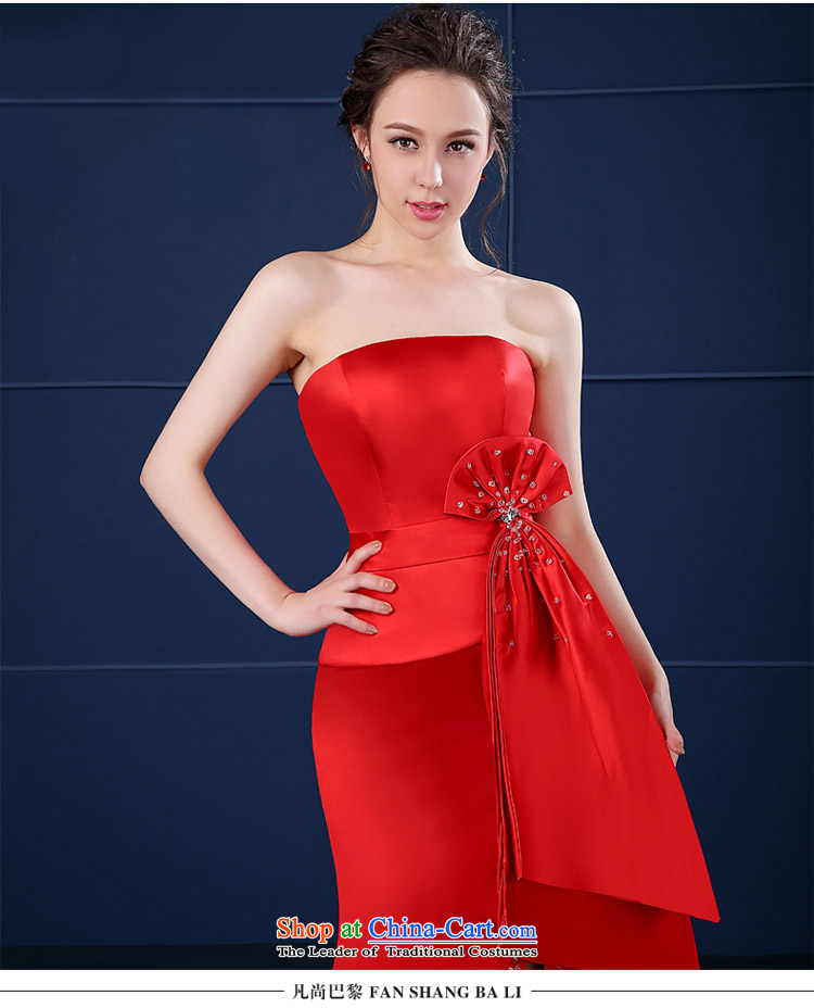 2015 new anointed chest blue dress long summer annual Spring Banquet bows to the persons chairing the Sau San female champagne color S picture, prices, brand platters! The elections are supplied in the national character of distribution, so action, buy now enjoy more preferential! As soon as possible.