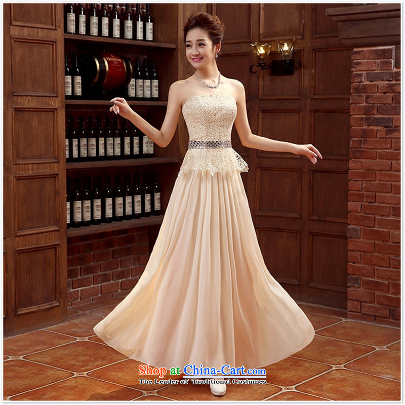 Long gown bride bridesmaid wedding dress marriage bows services wedding night wear long bride with new red s, Youn 2015 spirit has been pressed shopping on the Internet