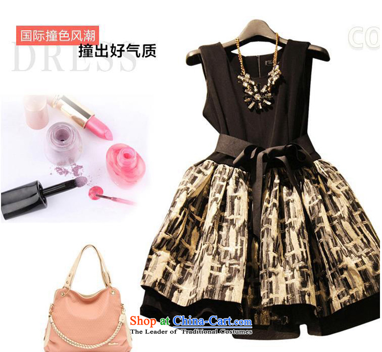Kuzui red spring and summer 2015 new Korean female elegance Sau San Foutune of vest dresses small black skirt dress black M picture, prices, brand platters! The elections are supplied in the national character of distribution, so action, buy now enjoy more preferential! As soon as possible.