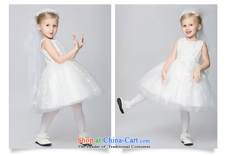 Pure Love bamboo yarn princess skirt spring children bon bon skirt Flower Girls dress clothes girls wedding dress summer girls will white 120CM photo, prices, brand platters! The elections are supplied in the national character of distribution, so action, buy now enjoy more preferential! As soon as possible.