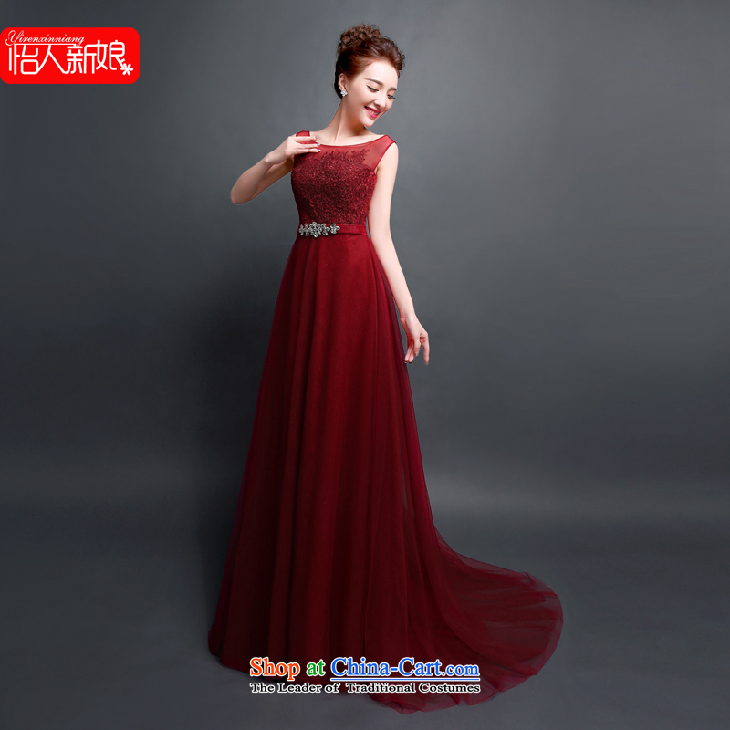 Evening dress the new bride toasting champagne 2015 Chief dinners will dance shoulders Ms. blue evening dress pleasant blue XXL, bride pleasant bride shopping on the Internet has been pressed.