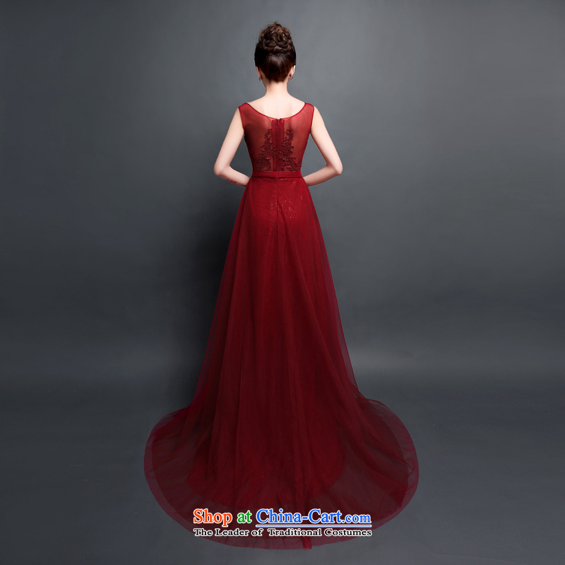 Evening dress the new bride toasting champagne 2015 Chief dinners will dance shoulders Ms. blue evening dress pleasant blue XXL, bride pleasant bride shopping on the Internet has been pressed.
