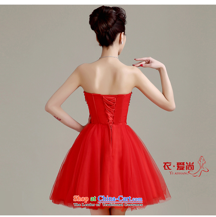 Yi Yi Sang Sang Love Love in spring and summer 2015 new Korean anointed chest evening dress short of marriages bows to staple bridesmaid Pearl Modern small dress female champagne color pictures, prices, XXL brand platters! The elections are supplied in the national character of distribution, so action, buy now enjoy more preferential! As soon as possible.