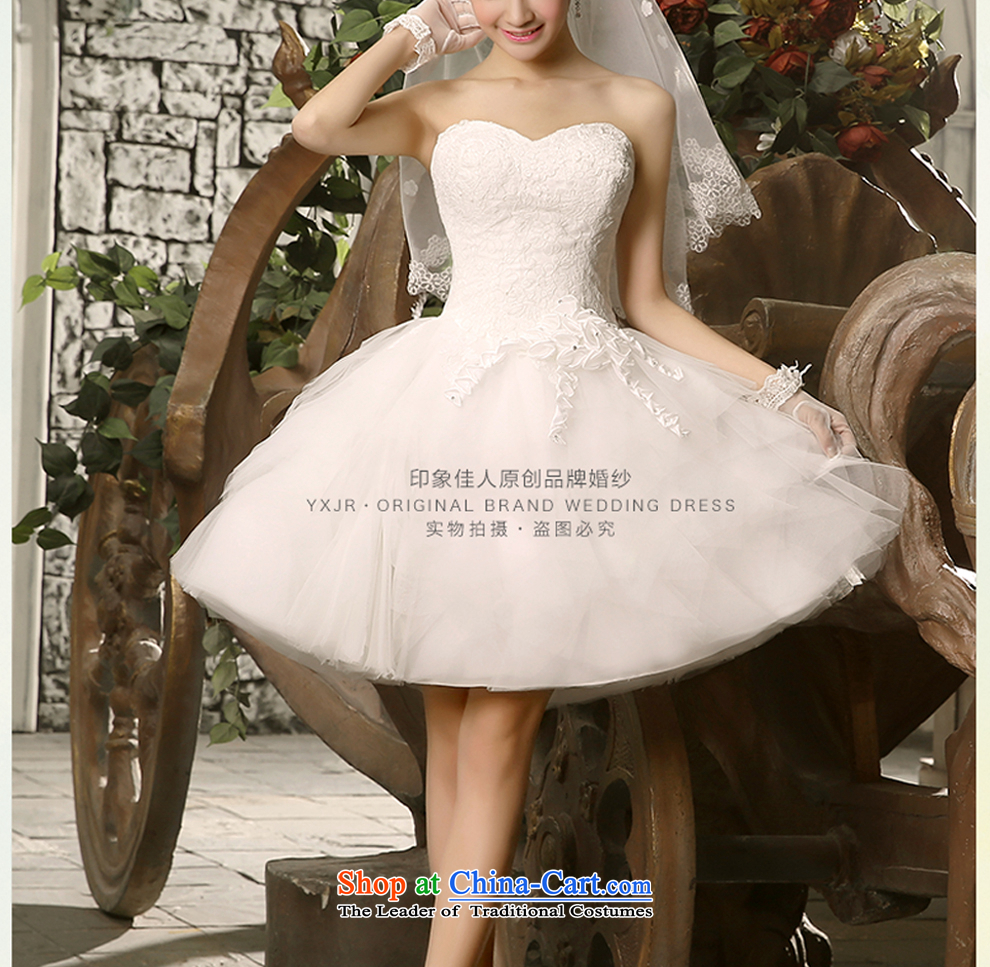 Starring impression bridesmaid dress 2015 new bridesmaid short, wipe the chest marriage stylish bows dress evening dresses retro lace princess skirt H1036 M picture, prices, brand platters! The elections are supplied in the national character of distribution, so action, buy now enjoy more preferential! As soon as possible.