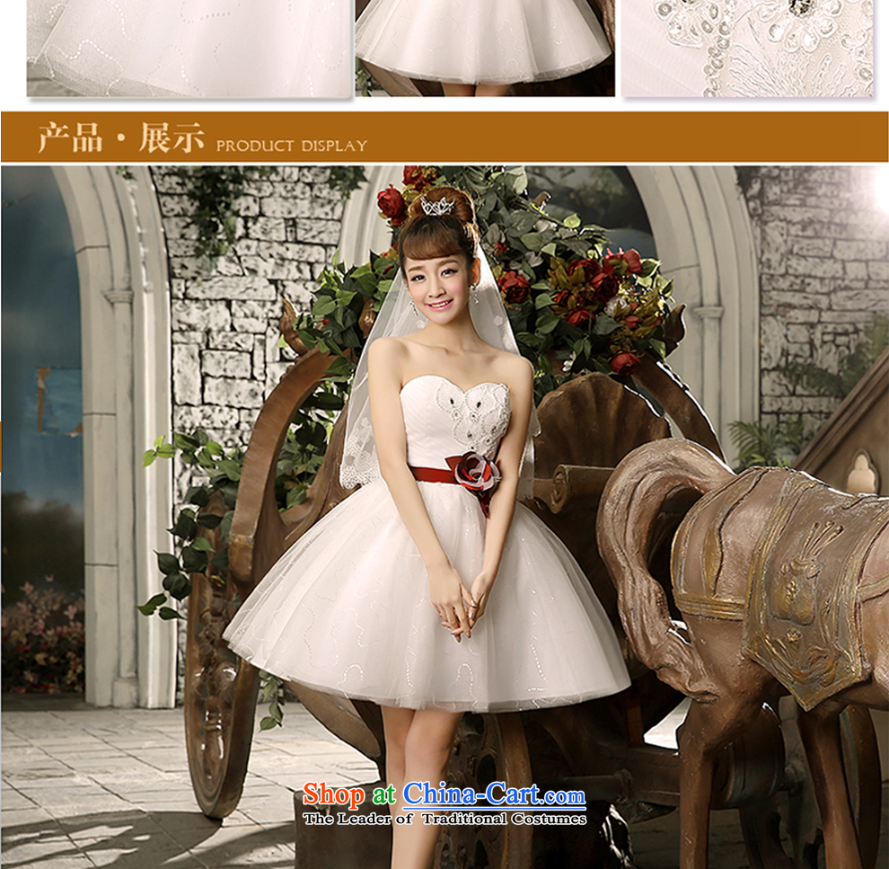Starring impression upscale new 2 2015 shoulder stylish bridesmaid small dress gauze Lace up short of drilling evening dress H1057 bon bon L picture, prices, brand platters! The elections are supplied in the national character of distribution, so action, buy now enjoy more preferential! As soon as possible.