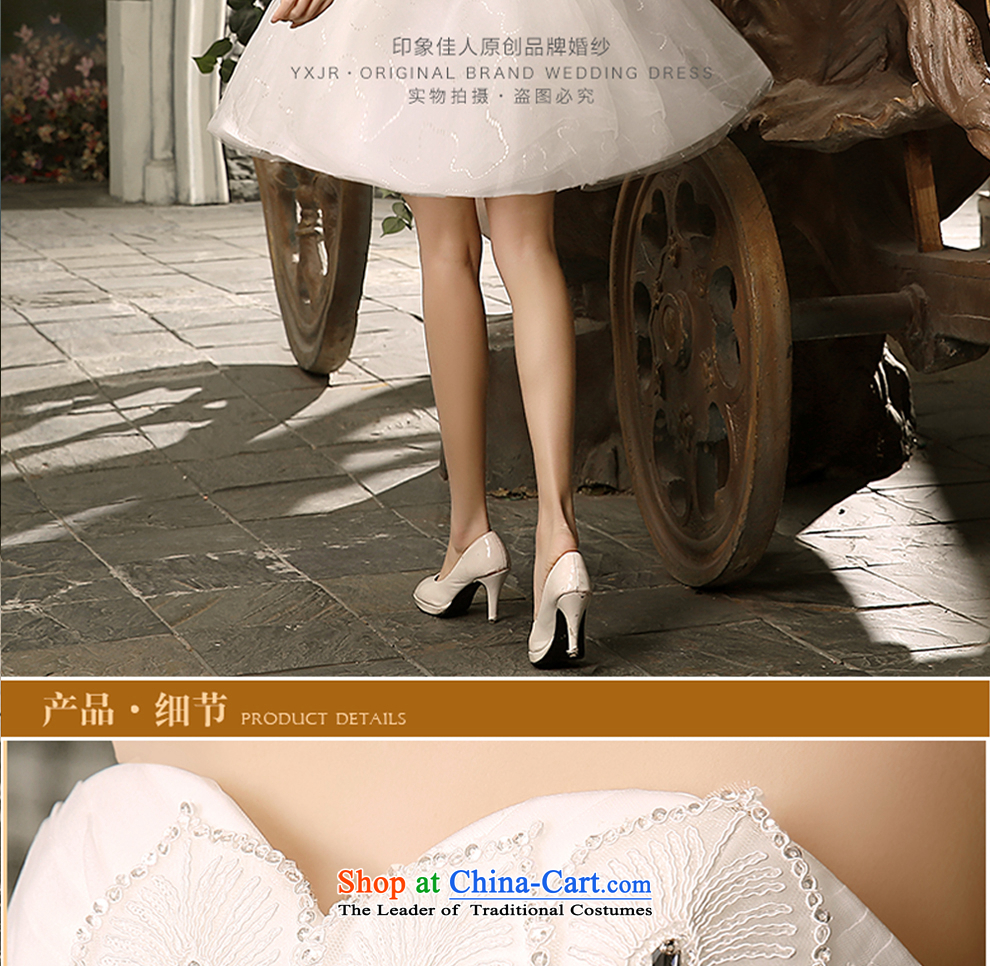 Starring impression upscale new 2 2015 shoulder stylish bridesmaid small dress gauze Lace up short of drilling evening dress H1057 bon bon L picture, prices, brand platters! The elections are supplied in the national character of distribution, so action, buy now enjoy more preferential! As soon as possible.