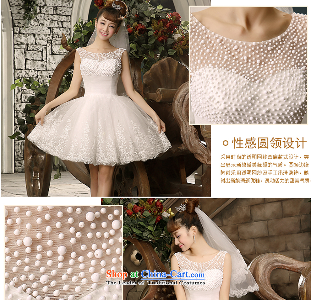 Starring impression 2015 Summer Bridesmaid Dress Short white, marriages shoulders bon bon skirt dinner drink small dress skirt H1058 S picture, prices, brand platters! The elections are supplied in the national character of distribution, so action, buy now enjoy more preferential! As soon as possible.