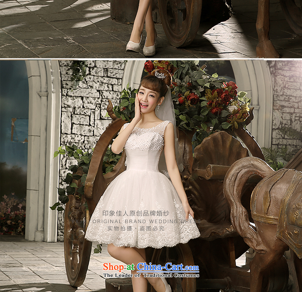Starring impression 2015 Summer Bridesmaid Dress Short white, marriages shoulders bon bon skirt dinner drink small dress skirt H1058 S picture, prices, brand platters! The elections are supplied in the national character of distribution, so action, buy now enjoy more preferential! As soon as possible.