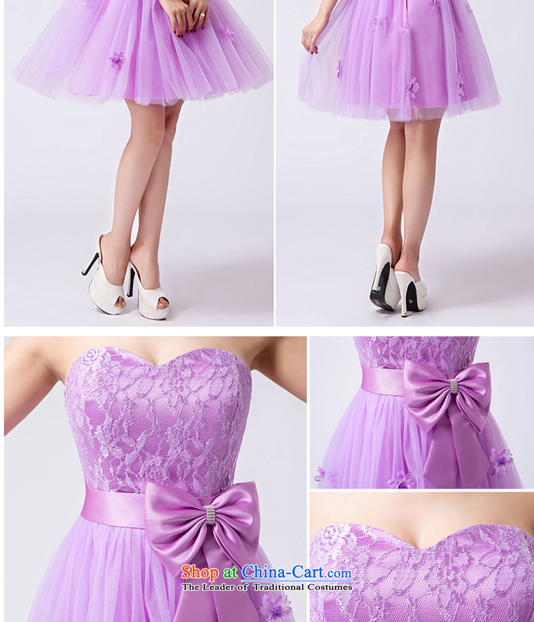 The first white into about 2015 new purple bridesmaid Dress Short) Bride sister married in evening dress bridesmaid to serve small girl Michelle C of the dresses L picture, prices, brand platters! The elections are supplied in the national character of distribution, so action, buy now enjoy more preferential! As soon as possible.
