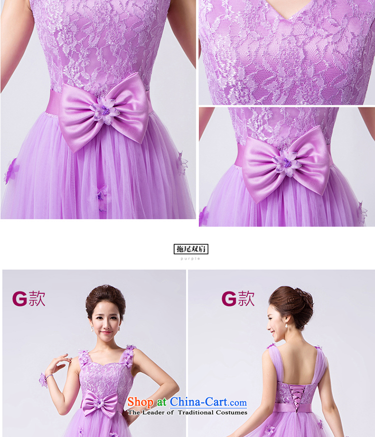 The first white into about 2015 new purple bridesmaid Dress Short) Bride sister married in evening dress bridesmaid to serve small girl Michelle C of the dresses L picture, prices, brand platters! The elections are supplied in the national character of distribution, so action, buy now enjoy more preferential! As soon as possible.