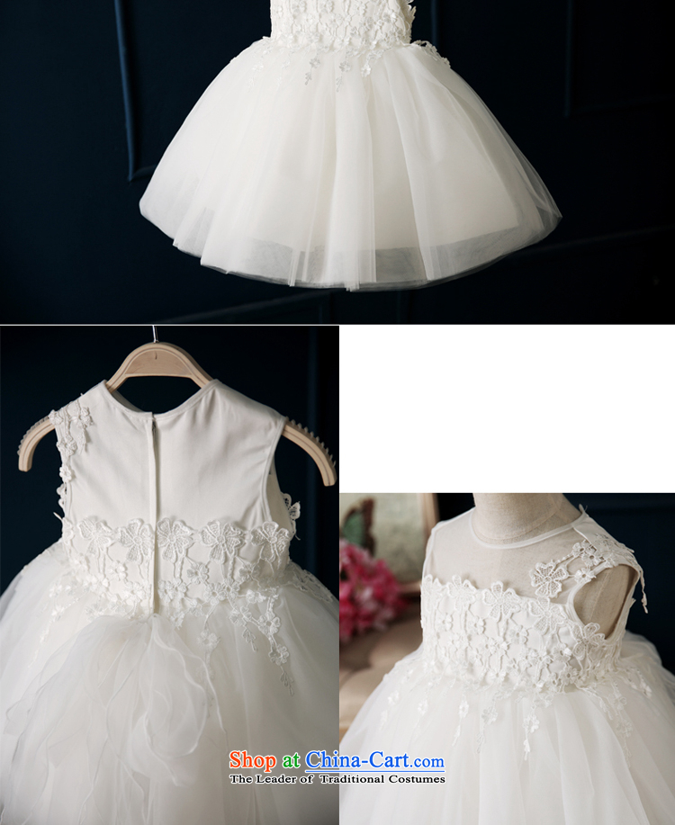 Pure Love bamboo yarn Flower Girls dress 2015 Spring/Summer new Children's dress skirt princess wedding flower girl girls show up bon bon skirt white 110CM, pictures, prices, brand platters! The elections are supplied in the national character of distribution, so action, buy now enjoy more preferential! As soon as possible.