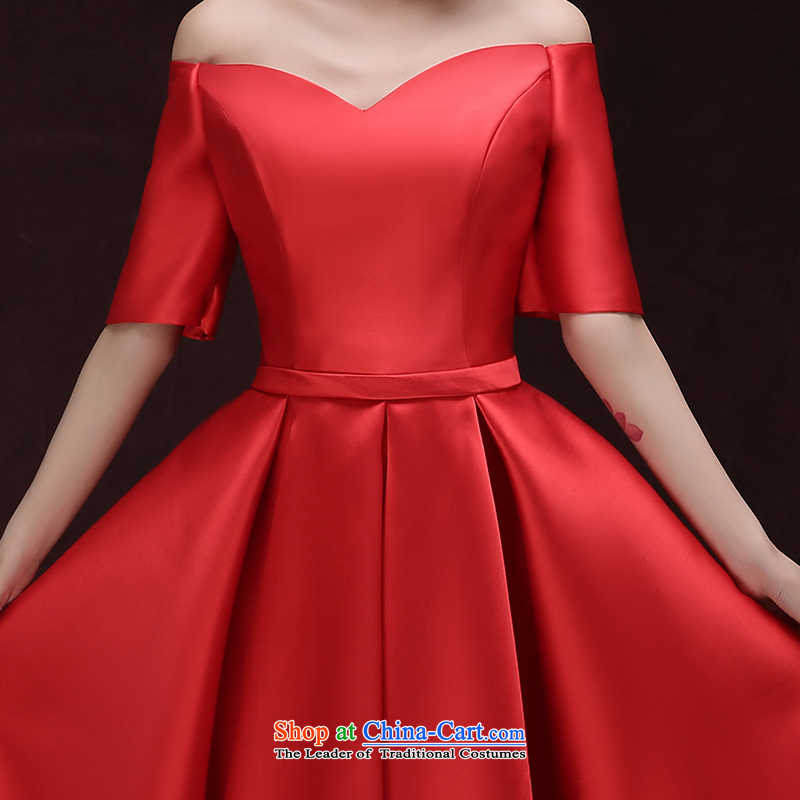 However Service Bridal Summer 2015 Graduated from the marriage of Red Dress Short, shoulder the small dining dress video thin spring Hepburn style red dress tailored please contact customer service , , , , shopping on the Internet