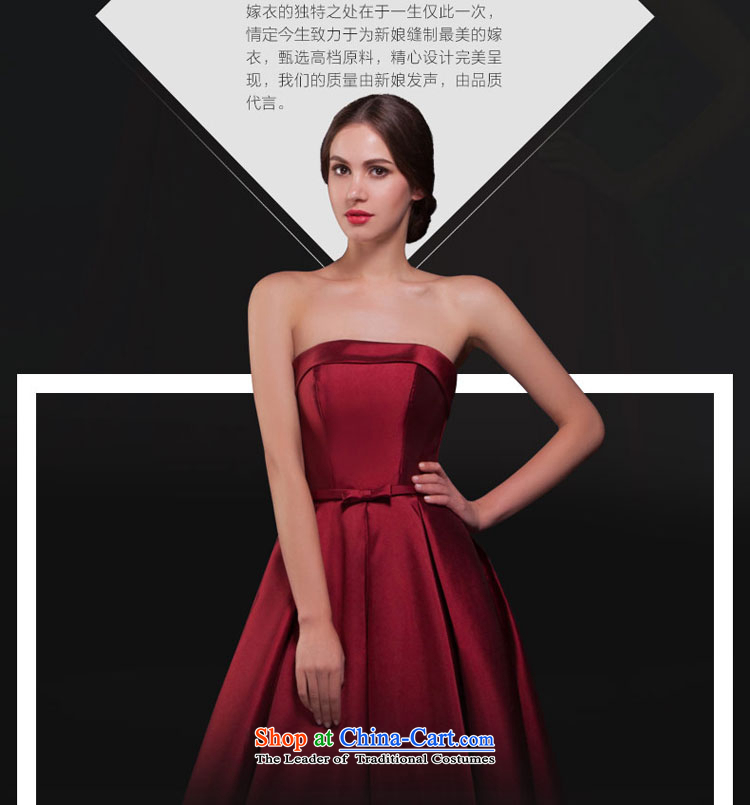 Love of the overcharged by 2015 Summer New Western Wind upscale wine red wiping the chest long Princess Bride toasting champagne wedding dress uniform dresses wine red XXXL picture, prices, brand platters! The elections are supplied in the national character of distribution, so action, buy now enjoy more preferential! As soon as possible.