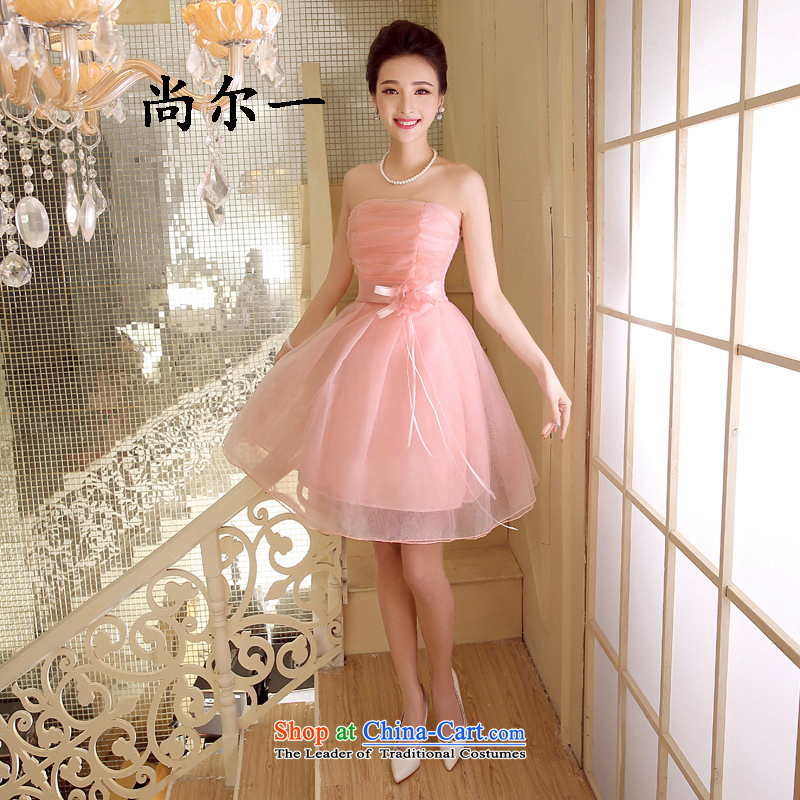Yet, one mission dress bridesmaid purple summer Korean short of pure color performance small dress 5276 sister champagne color code, yet, are a , , , shopping on the Internet