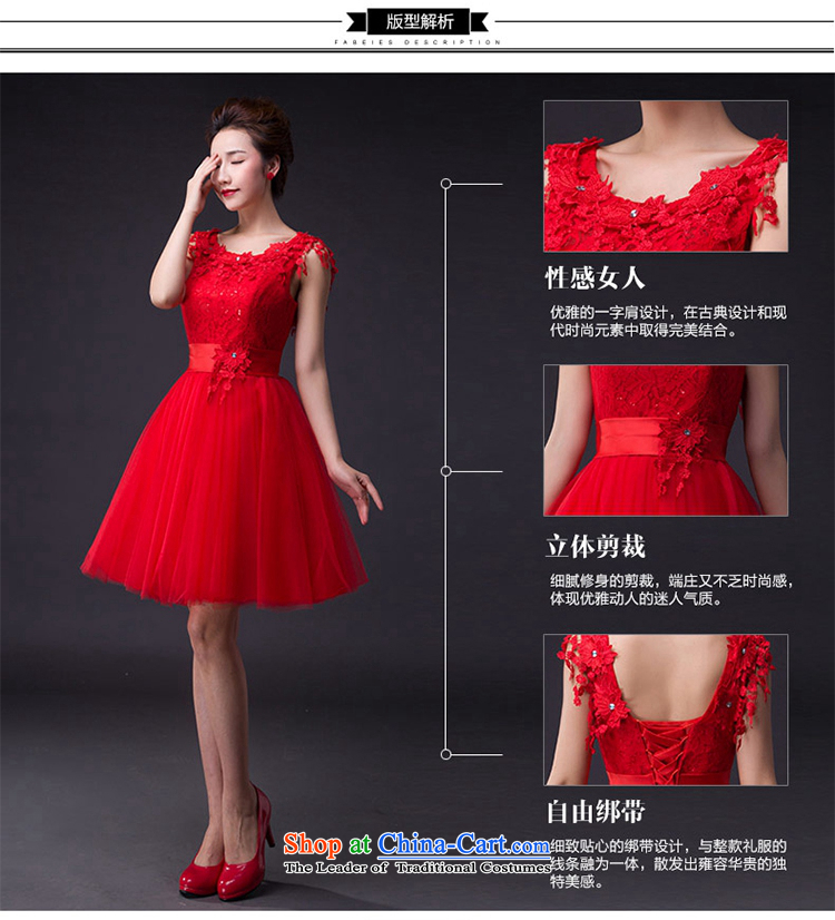 Hei Kaki wedding dresses 2015 new shoulder Korean Princess Bride wiping the chest straps short of the irrepressible bon bon skirt bridesmaid JX02 services red XS picture, prices, brand platters! The elections are supplied in the national character of distribution, so action, buy now enjoy more preferential! As soon as possible.