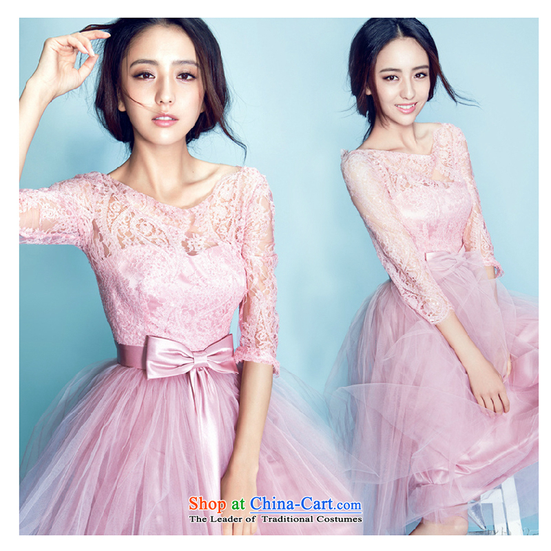 The first white into about 2015 Short bridesmaid services) bows to married women summer gown banquet evening dresses moderator dress, Julia. With the girl, pink , L, white first into about shopping on the Internet has been pressed.