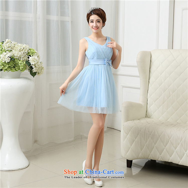 A Korean naoji new champagne color bridesmaid dress bride short skirts, bows bon bon evening daily 5282 champagne color L picture, prices, brand platters! The elections are supplied in the national character of distribution, so action, buy now enjoy more preferential! As soon as possible.