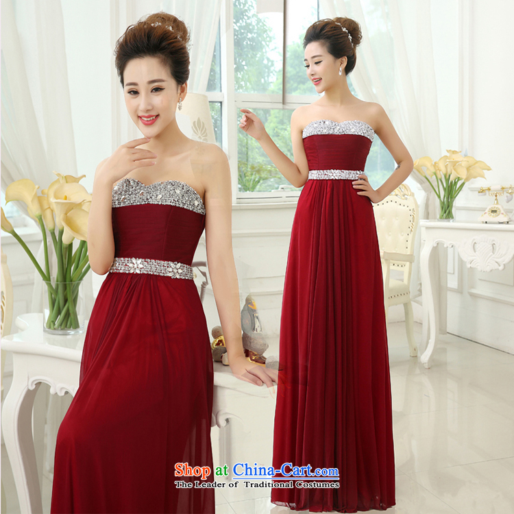 Pure Love bamboo yarn 2015 new red bride wedding dress long evening dresses evening drink service manual parquet diamond jewelry evening dresses shone dark red and classy tailored customer service contact pictures, prices, brand platters! The elections are supplied in the national character of distribution, so action, buy now enjoy more preferential! As soon as possible.