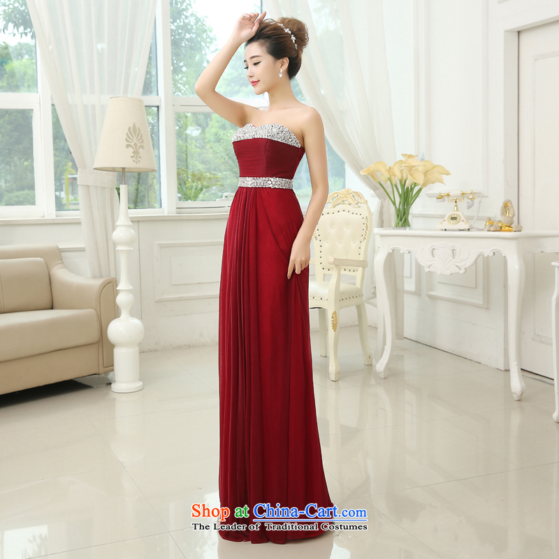 Pure Love bamboo yarn 2015 new red bride wedding dress long evening dresses evening drink service manual parquet diamond jewelry evening dresses shone dark red and classy tailored please contact customer service, pure love bamboo yarn , , , shopping on the Internet