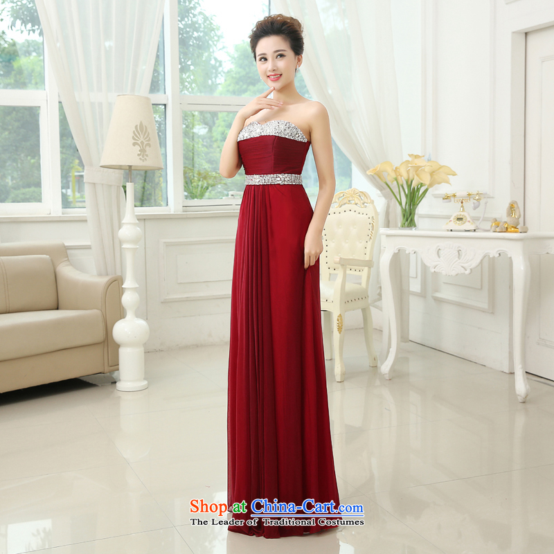 Pure Love bamboo yarn 2015 new red bride wedding dress long evening dresses evening drink service manual parquet diamond jewelry evening dresses shone dark red and classy tailored please contact customer service, pure love bamboo yarn , , , shopping on the Internet
