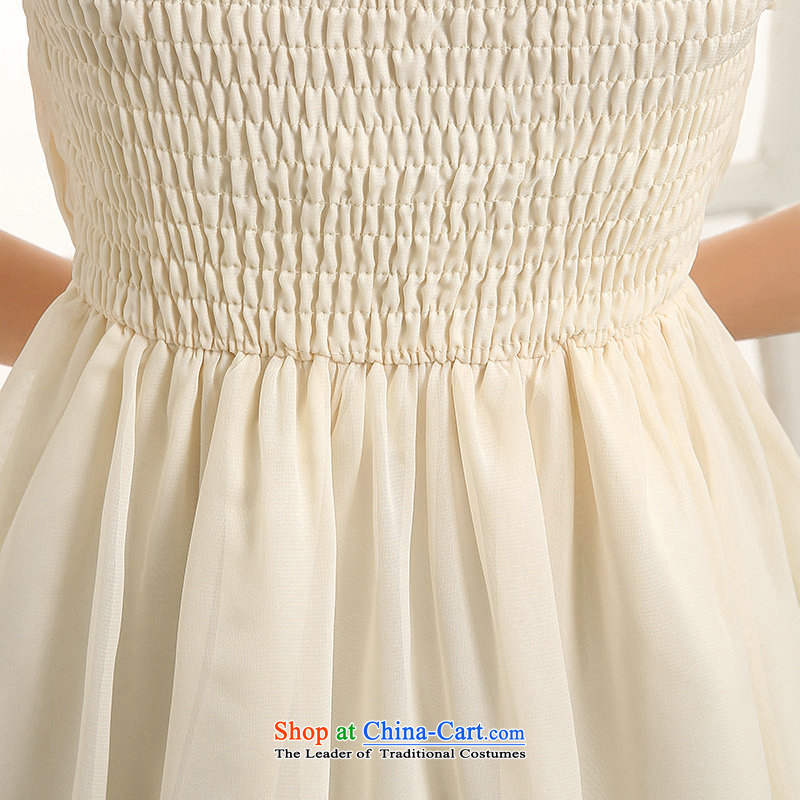 Yet, a new paragraph bon bon skirts and Chest Flower Wedding Bridal Services marriage bows small Dress Short bridesmaid evening, 5283 champagne color code, yet, are a , , , shopping on the Internet