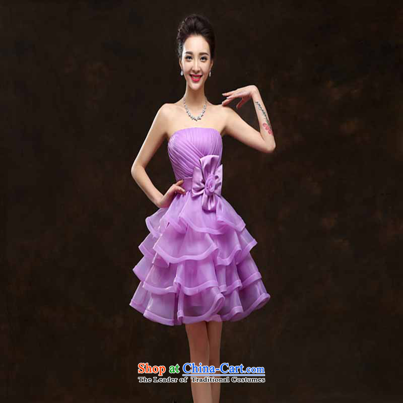 Bridal dresses bridesmaid Dress Short of marriage autumn and winter betrothal moderator evening dresses bridal dresses red ,L,red bows love Su-lan , , , shopping on the Internet