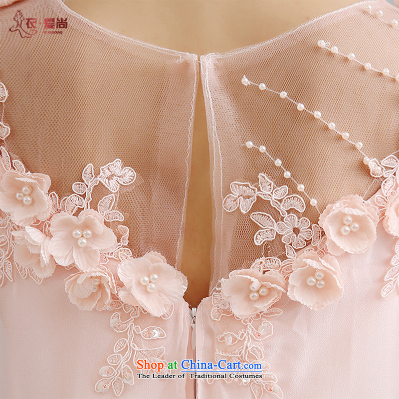 Yi Sang-wedding dresses Love 2015 Summer new marriages bows services bridesmaid dress long red bows service banquet shoulders evening dresses female pink can be made plus $30 does not return, Yi Sang Love , , , shopping on the Internet