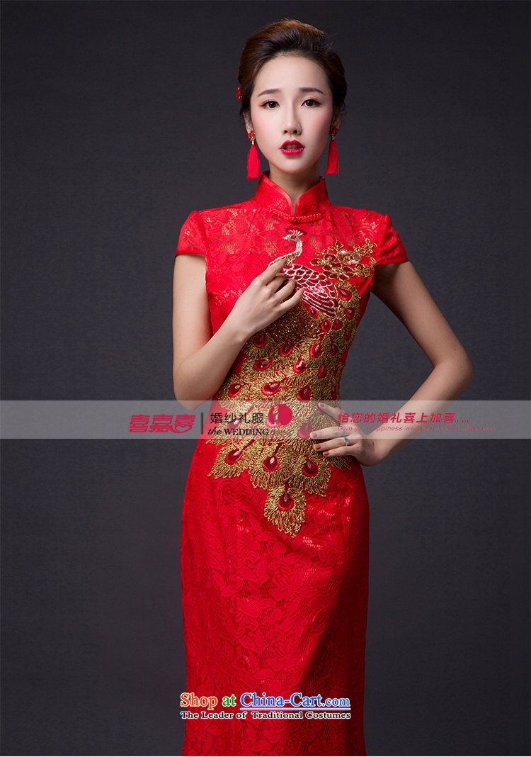 Hei Kaki 2015 new bows dress classic style of retro fine embroidery irrepressible tray clip dress skirt L002 RED XS picture, prices, brand platters! The elections are supplied in the national character of distribution, so action, buy now enjoy more preferential! As soon as possible.