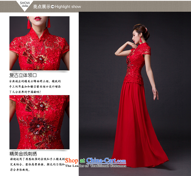 Hei Kaki 2015 new bows dress classic style of fine Antique Lace irrepressible tray clip dress skirt L014 RED XXL picture, prices, brand platters! The elections are supplied in the national character of distribution, so action, buy now enjoy more preferential! As soon as possible.