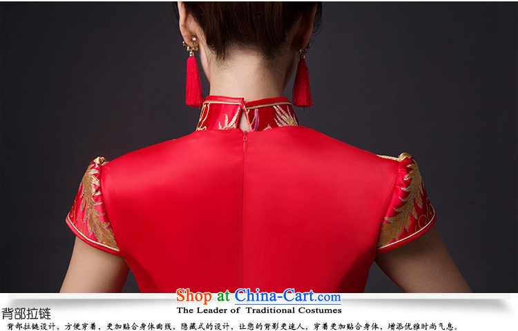 Hei Kaki 2015 new bows dress classic style of retro fine embroidery irrepressible tray clip dress skirt L016 RED XS picture, prices, brand platters! The elections are supplied in the national character of distribution, so action, buy now enjoy more preferential! As soon as possible.