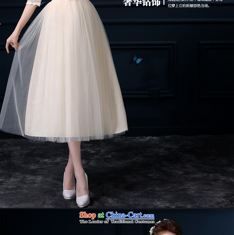 The privilege of serving-leung bridesmaid services Ms. dress dresses and sisters mission bridesmaid dress skirt 2015 new evening dresses round-neck collar Chest Flower - Cuff S picture, prices, brand platters! The elections are supplied in the national character of distribution, so action, buy now enjoy more preferential! As soon as possible.
