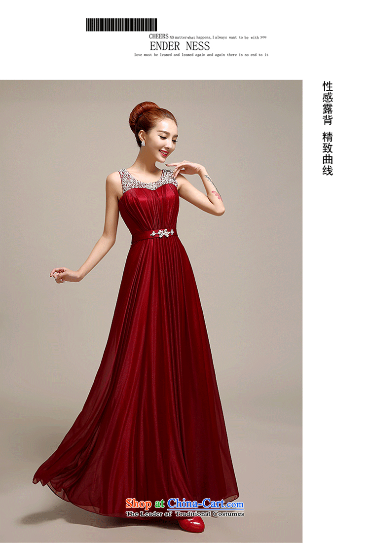Yi Sang-wedding dresses Love 2015 NEW Summer Wine red shoulders lace long evening dress bows services wedding fashion bridal dark red can be made plus $30 does not return pictures, prices, brand platters! The elections are supplied in the national character of distribution, so action, buy now enjoy more preferential! As soon as possible.