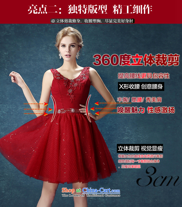 Time the new 2015 Syria bridesmaid dress bows services marriages stylish red, shoulders of Sau San short Female dress autumn and winter wine red XL Photo, prices, brand platters! The elections are supplied in the national character of distribution, so action, buy now enjoy more preferential! As soon as possible.