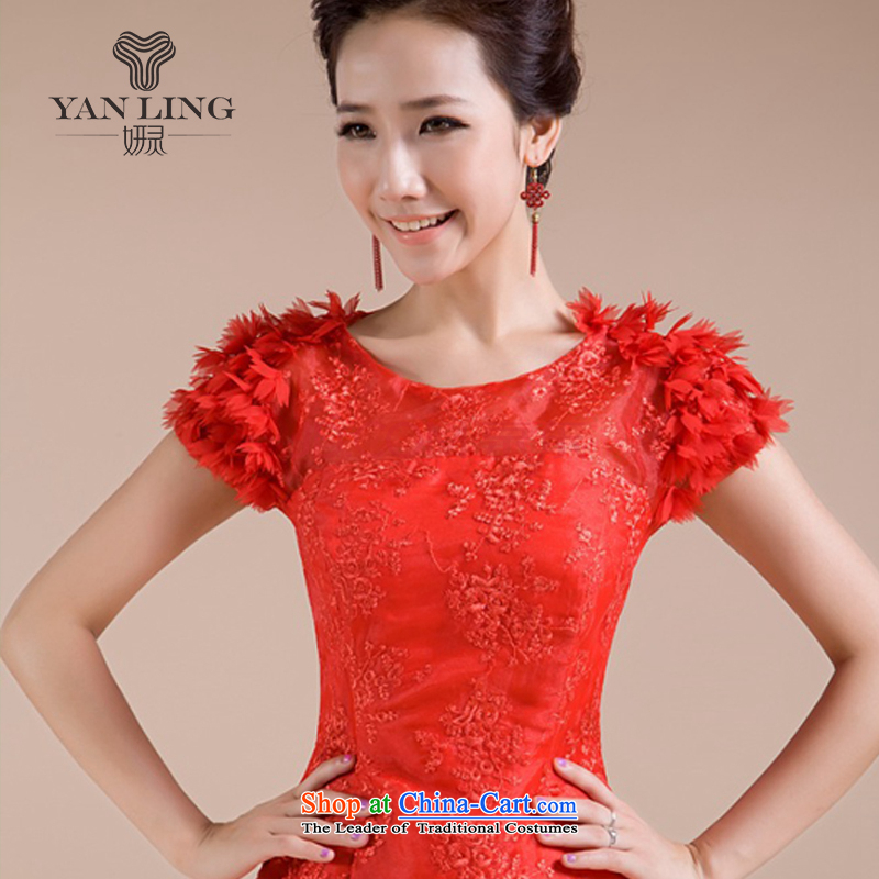 Charlene Choi Ling 2015 new dress threw his shoulders lace skirt as small red dress LF153 Sau San XXL, Charlene Choi spirit has been pressed shopping on the Internet