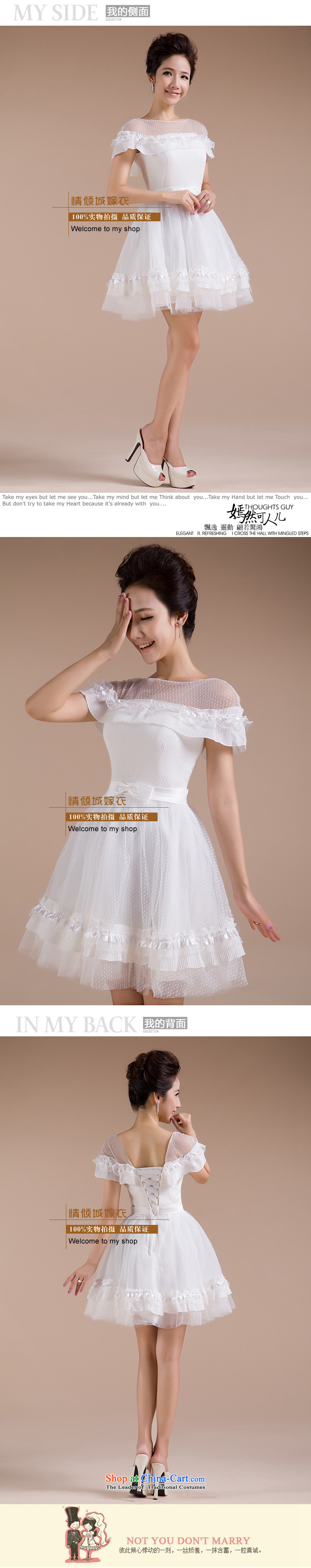 Charlene Choi Ling 2015 new threw lace skirt the word yarn shoulder and sexy luxury sweet elegant LF165 dress White M small pictures, prices, brand platters! The elections are supplied in the national character of distribution, so action, buy now enjoy more preferential! As soon as possible.